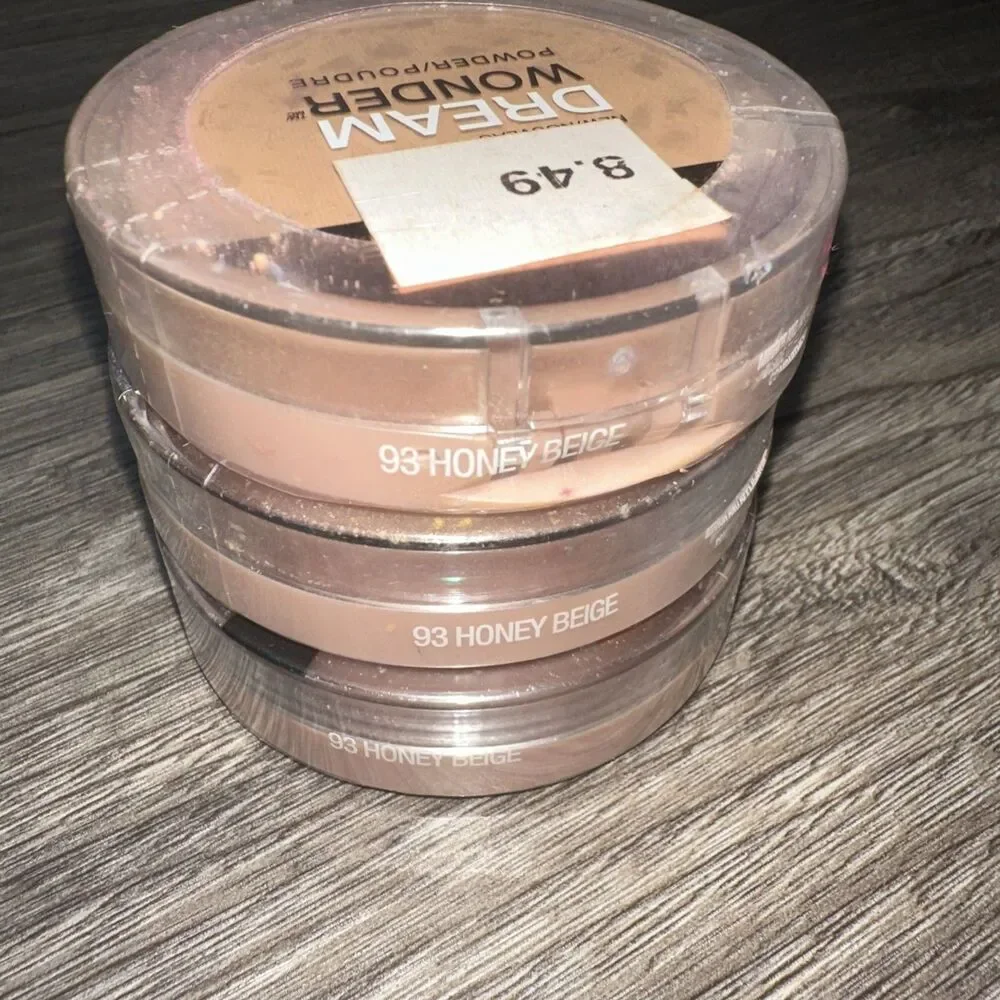 Maybelline New York Dream Wonder 93 Honey Beige x3, second skin -discontinued